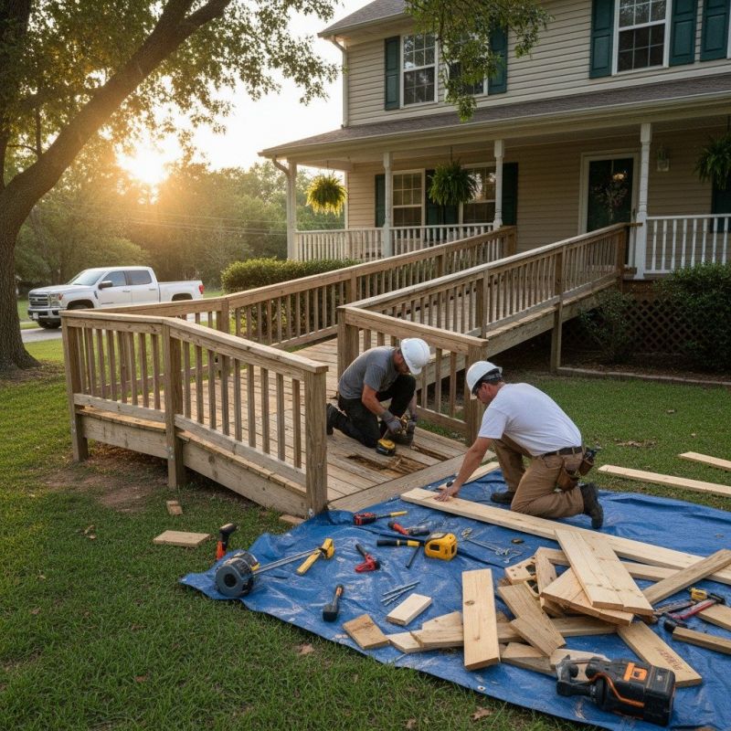 Handicap Ramp Installation