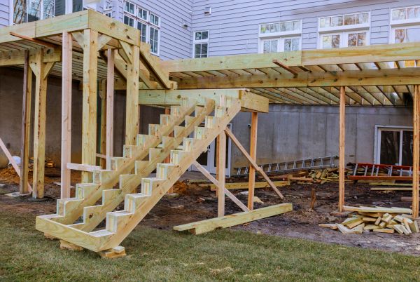 Deck Post Replacement in Fishers