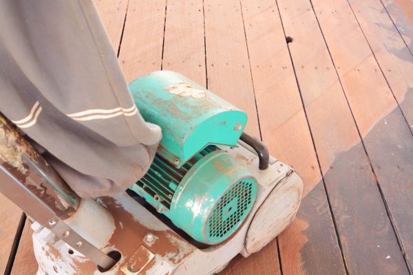 Cedar Deck Sanding in Fishers